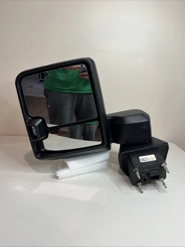 2020-2024 Chevy Silverado GMC Sierra 2500HD 3500HD LH Towing Mirror Chrome Power