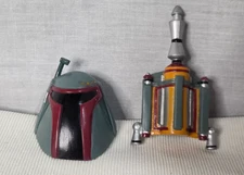 6'' Action Figure Helmet & Jetpack Lot of 2 Replacement Part For Boba Fett 2.5''