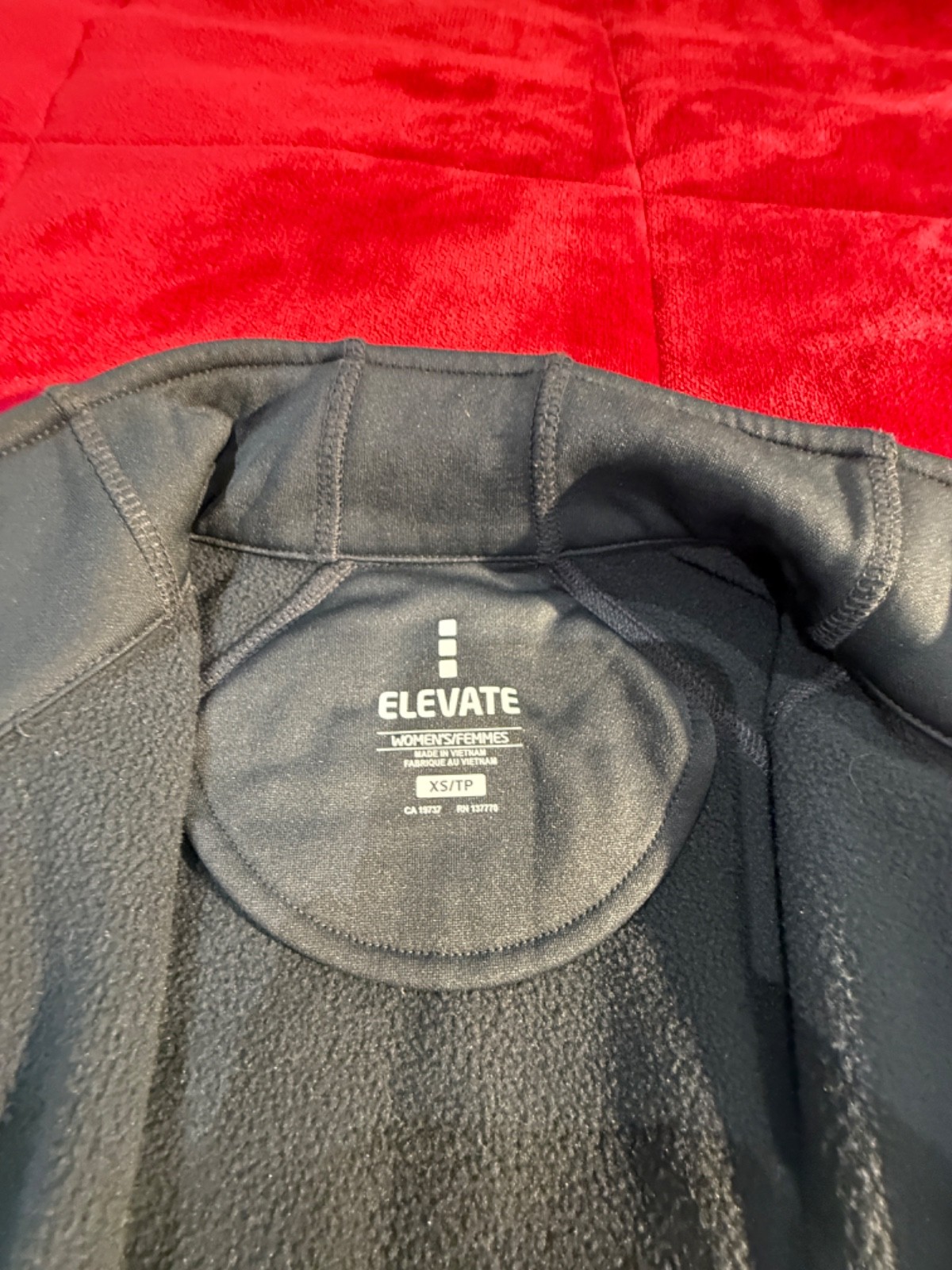 Elevate Grey Softshell Zip Jacket XS - image 3