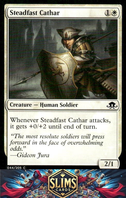 Magic the Gathering MTG Eldritch Moon Steadfast Cathar #44 Buy 2 Get 1