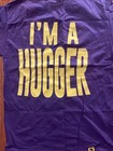 WWE NXT Authentic Bayley T-Shirt I’m A Hugger Size Medium Purple 2015 — photo 2