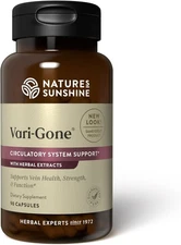 Vari-Gone, 90 Capsules, Varicose Vein Supplements with 7 Powerful Herbs and Nut
