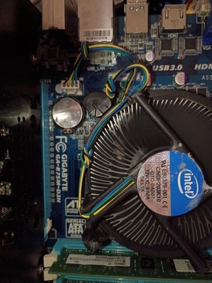 i5-2550K Gigabyte ga-b75m-dh3 Mobo Combo &  I/O  4gb x 2 DDR3  Two sticks ADATA