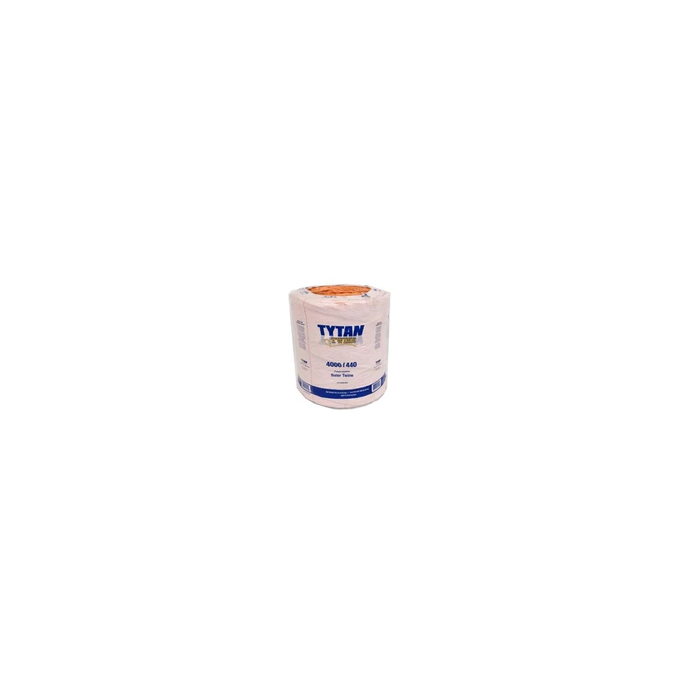 Tytan PBT4440TXONBP Baler Twine, Orange Poly, 440-Knot Strength, 4,000-Ft. Spool