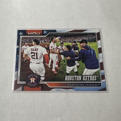 2026 TOPPS SERIES 1 #89 HOUSTON ASTROS TEAM CARD - INDEPENDENCE DAY  62/76
