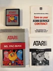 Atari 2600 Ms. Pac-Man -With Box, Manual, And Service Insert. Tested, Works!