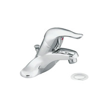 MOEN L64620 Chateau Single Handle Low-Arc Bathroom Faucet in Chrome Finish