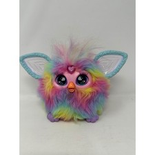 Hasbro Furby 2023 Interactive Toy Rainbow Multi-Color Light Up Ears F8800 F8501