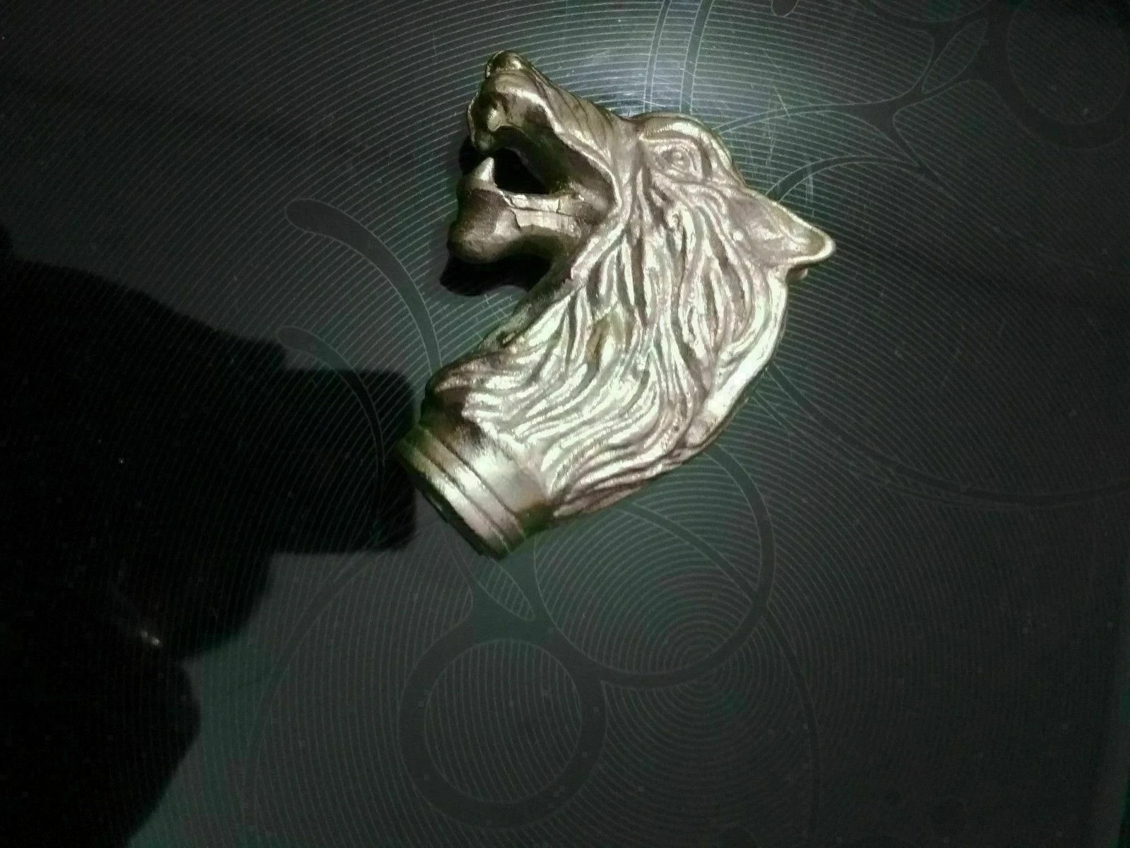 SOLID DESIGNER SILVER DRAGON HEAD FOR WALKING STI… - image 6