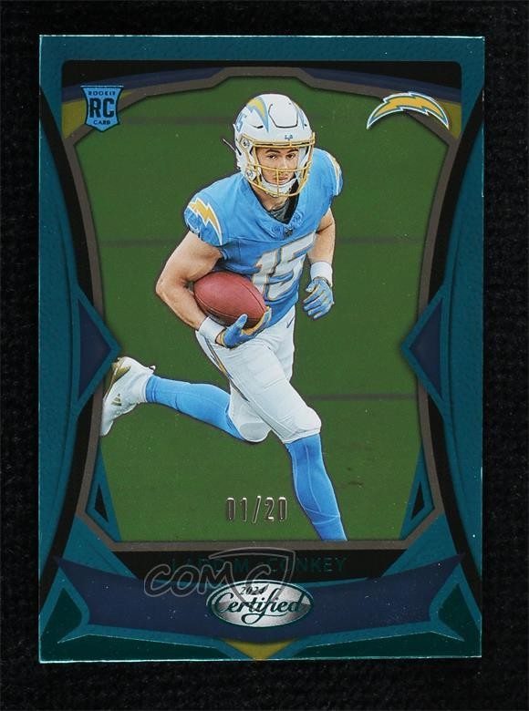 2024 Certified Rookies FOTL Teal Mirror 1/20 Ladd McConkey #125 Rookie RC 0a6