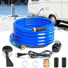 15FT  Heated Water Hose for Rv, -45 ℉ Antifreeze Drinking Water Hose - camper