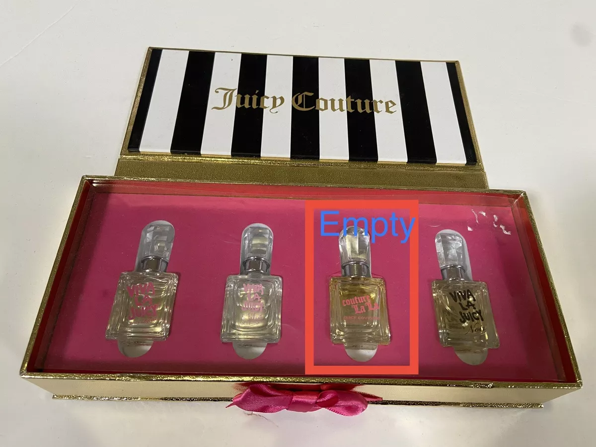 Juicy Couture Mini Collection 3 Pcs Gift Set Read Listing 3 x 0.17oz Each  Bottle