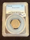 1914 D BUFFALO NICKEL PCGS VF35
