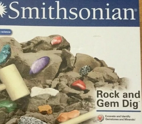 Smithsonian Rock & Gem Dig Sandblock Geowissenschaften Ausgrabung Teilbausatz - Bild 7 von 7