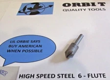   6-FLUTE 1/2" COUNTERSINK--U.S.A.--90 DEGREE