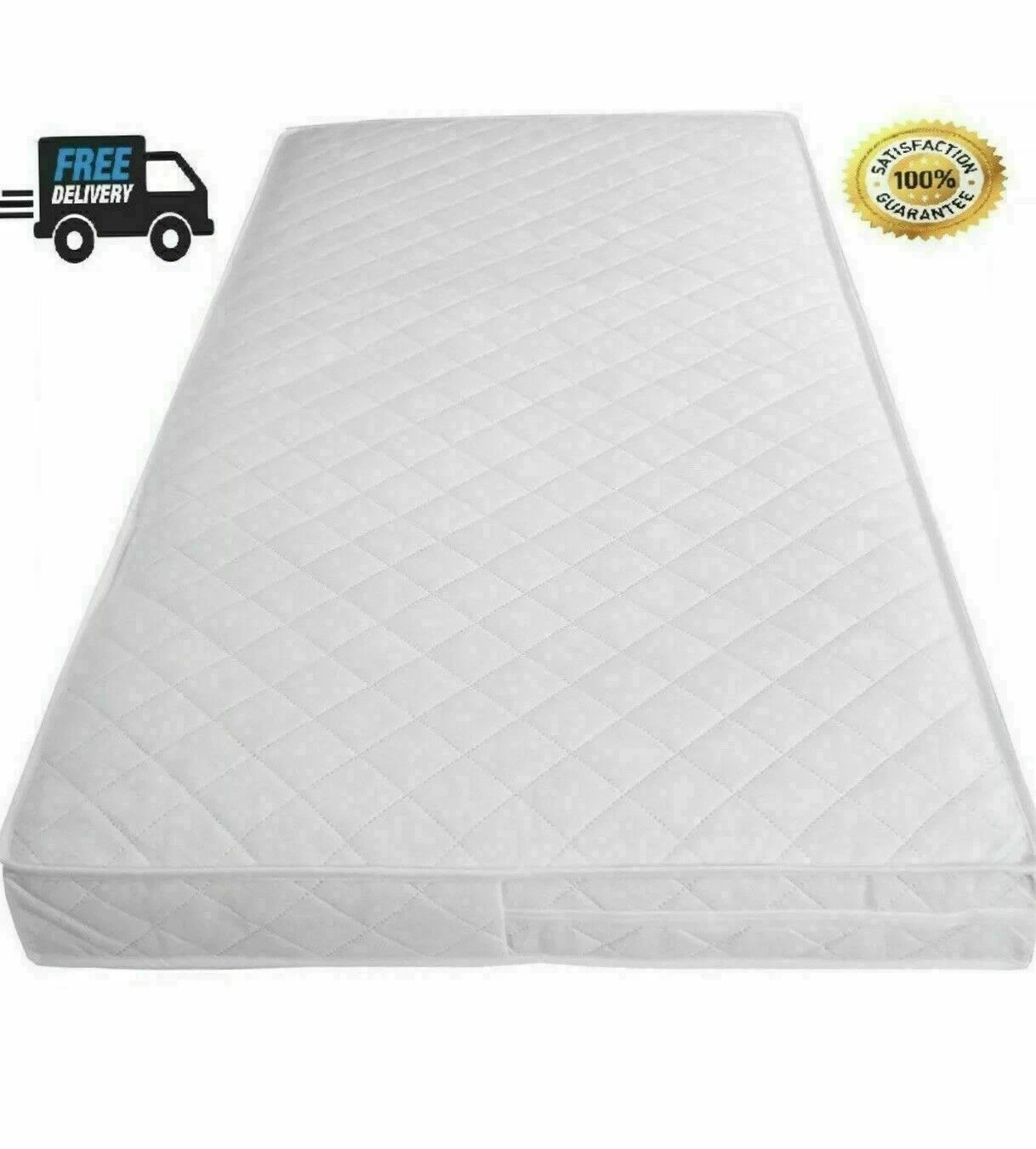 Soft Cushy Cot Bed Mattress 160 x 80 / 160x70 (24/48 Hour Delivery)** Made in UK
Opens in a new wind