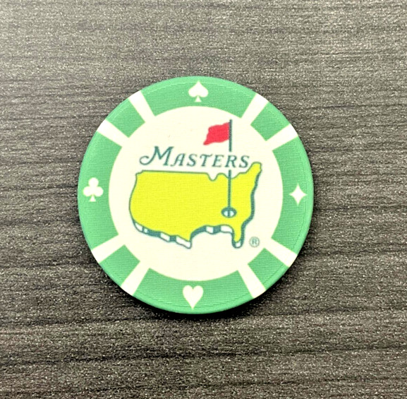 New Masters Clay Poker Chip Ball Marker Masters Golf Tournament