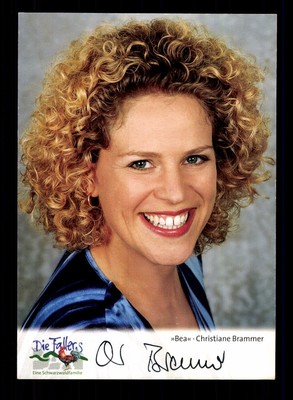 Christiane Brammer Die Fallers Autogrammkarte Original Signiert # BC 93302