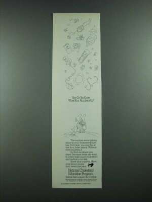 1988 National Cholesterol Education Program Ad - Your Number's Up