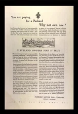 1930 Paying For a Packard Why Not Own One? Packard Motor Car Co Detroit Print Ad
