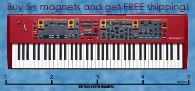 CLAVIA NORD STAGE 1 2 3 HP compact SYNTHESIZER PIANO refrigerator magnet