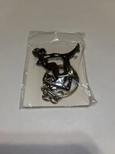 VINTAGE RISQUE NAUGHTY KEY CHAIN, MAN & WOMAN HAVING SEX, NASTY NOVELTY XXX - C