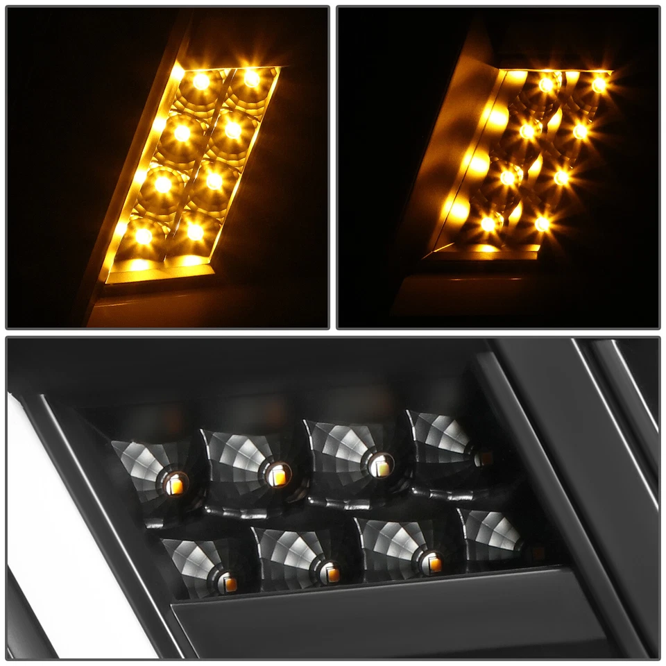 For 2016-2024 Nissan Titan XD LED DRL/ Signal Projector Headlight Lamps Black - Image 4 of 4