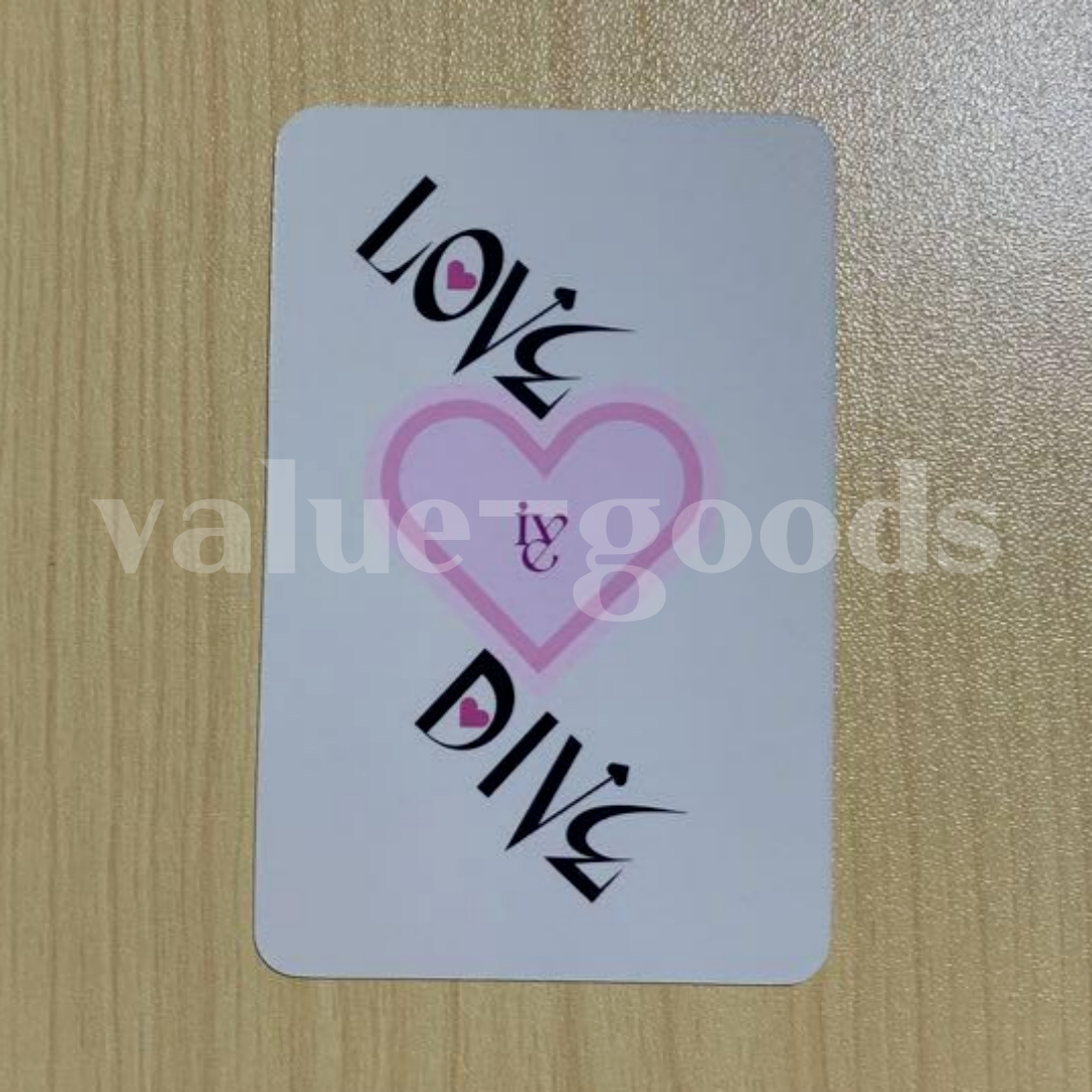 IVE WONYOUNG LOVE DIVE Soundwave Ver.3 3rd Photocard Lucky Draw PC