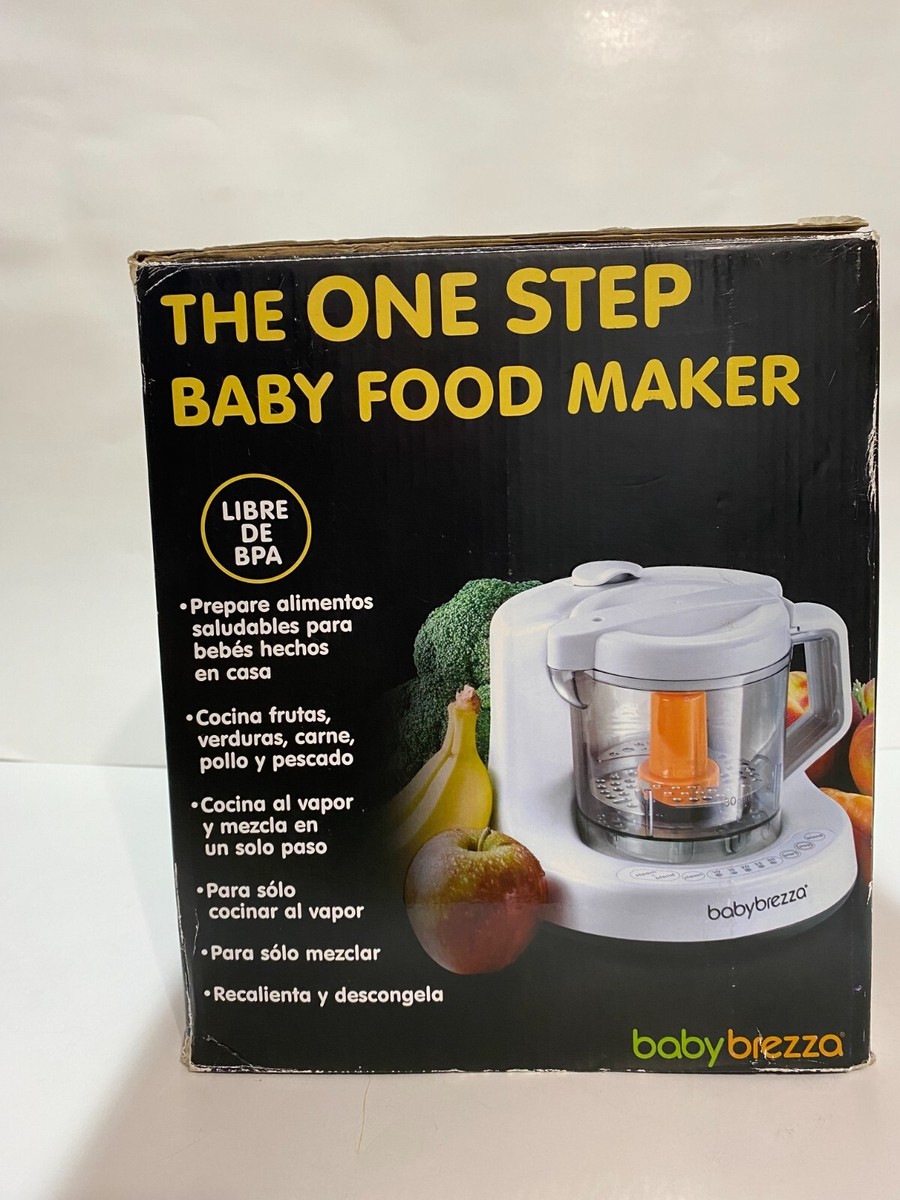 Baby Brezza One Step Baby Food Maker White/Grey for sale
