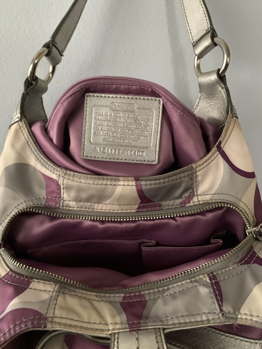 Coach Soho Signature Scarf Print Hobo Shoulder Bag No F17406 Coach Soho Signature Scarf Print Hobo Shoulder Bag No F17406