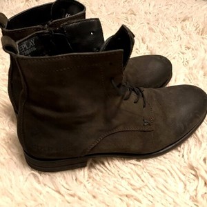 replay suede boots