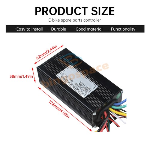 DC 24V/36V/48V Sine Wave Electric Vehicle Controller Brushless Motor Driver NEW - Picture 10 of 12