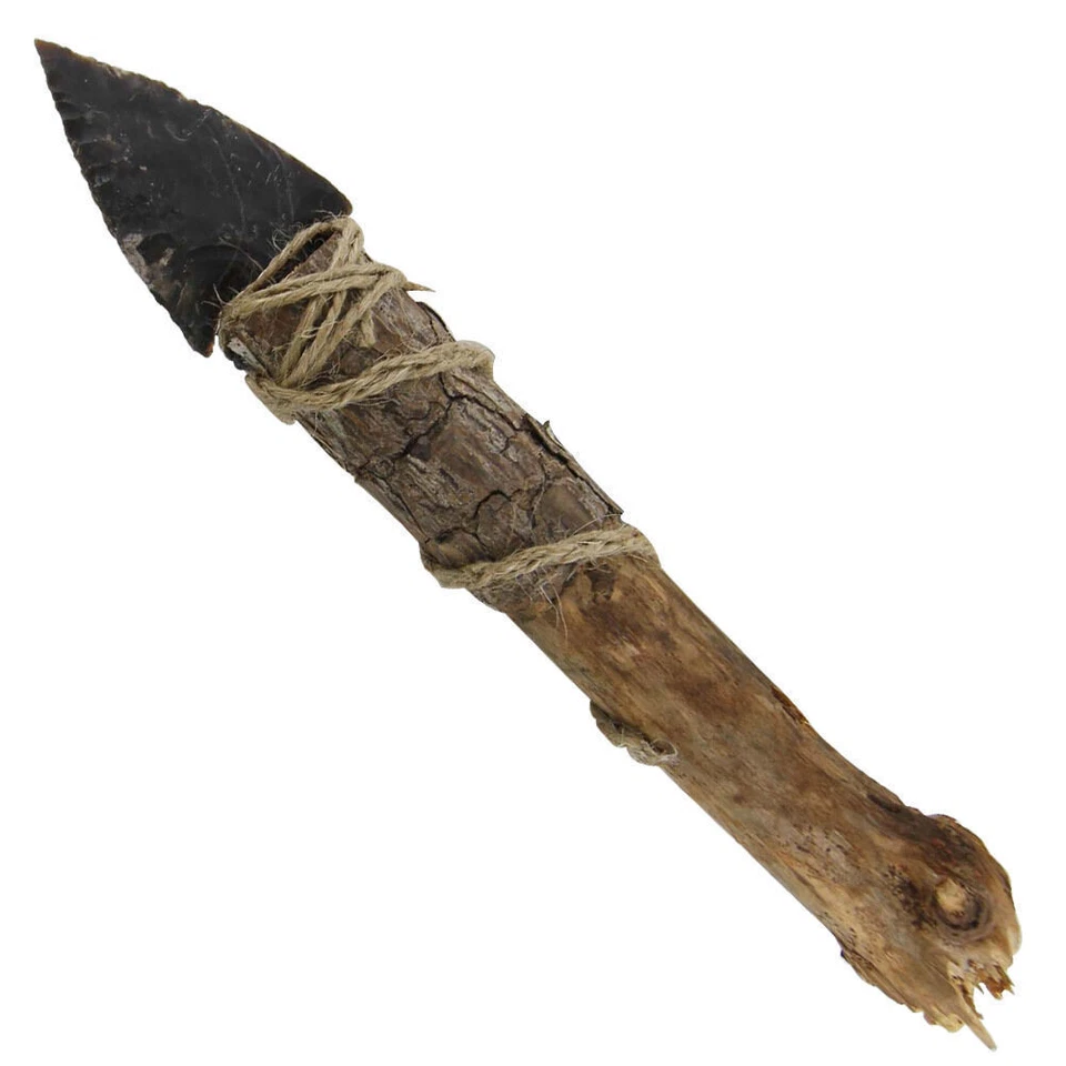 Set of 5 Flint Agate 3 Inch Arrowheads | Pre-Historic Era Medieval Mosaic Themed - Image 2 of 4