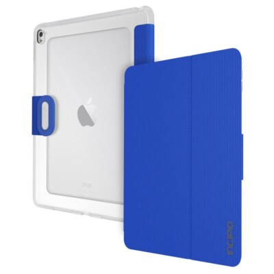 Incipio Clarion Shock Folio Hülle für 9,7'' Apple iPad Pro Auto Wake Schwarz/Blau
