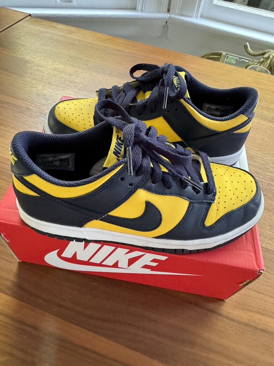 Size 5 Youth - Nike Dunk Low Michigan 2021 | eBay