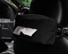 Car Tissue Holder for 120 Standard Tissue Vehicle Seat Extra Large Suede Tissue