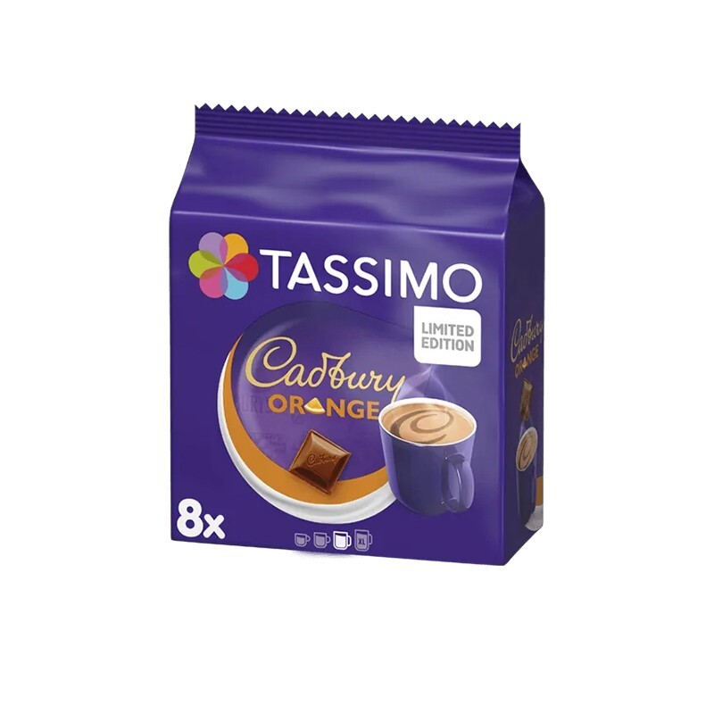 Tassimo Hot Chocolate Pods Cadbury Orange Hot Chocolate 5 x 8 Pods 40