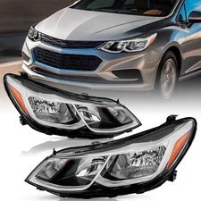 For 2016-2019 Chevy Cruze w/o LED Headlights Headlamps Left+Right 16 17 18 19