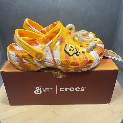 EUC! HONEY NUT CHEERIOS LIMITED EDITION CROCS SIZE 12 Crocs Classic Clog Honey Nut Cheerios Men main image 4