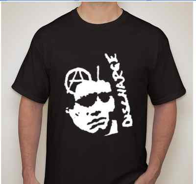 DISCHARGE Anarchy symbol Punk rock hardcore thrash band T shirt Tee