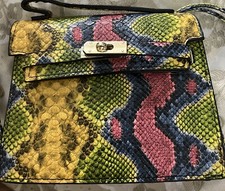 Stylish Snake Skin Pattern Satchel