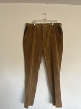 Vintage ORVIS Khaki Corduroy Pants Pleated Made n USA Men's SZ 40x31