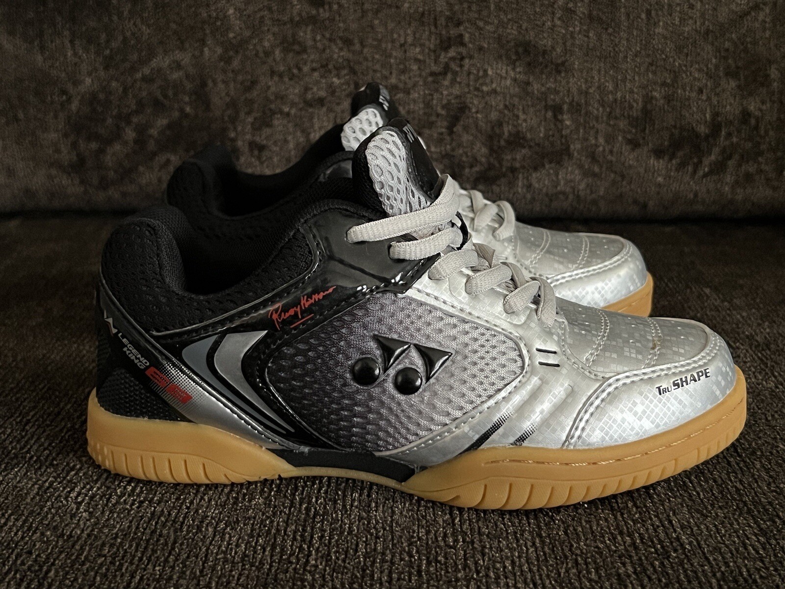 SAOLA Scarpe da badminton Yonex Legend King 68 nero argento ragazzo taglia 3