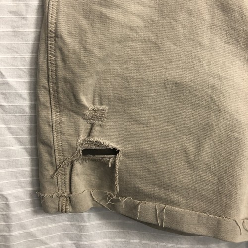 Mujer Antiguo Azul Marino Tostado Medio Tiro Boyfriend Shorts Talla 14 - Imagen 2 de 4