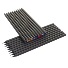 100Pcs Carbon Pencil Sketch Pen, Writing Pencil with Top