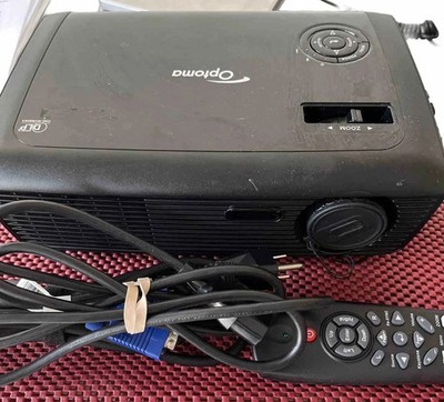 Optoma PRO 150S DLP Projection Display Projector w/remote &cables. Tested Works