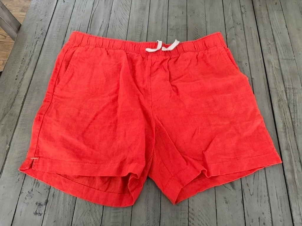 NWT Banana Republic Mens Linen Shorts Size Large