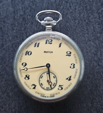 Mechanische Taschenuhr Pocket Watch Molnija Defekt 3-20