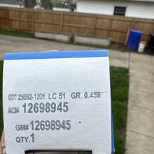 New Oem Genuine Gm Lt1 Engine Valve Lifter 1 Per Package 12698945 Sealed New Oem Genuine Gm Lt1 Engine Valve Lifter 1 Per Package 12698945 Sealed