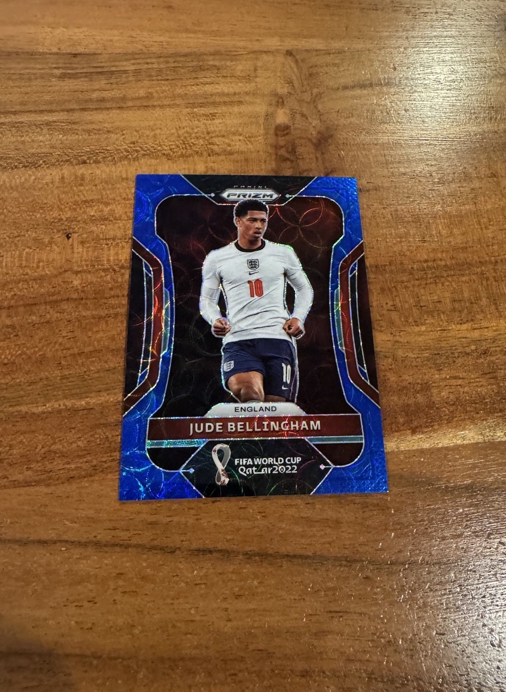 Jude Bellingham 2022 Prizm FIFA World Cup Blue Choice Scope Prizm /135 NRMT+